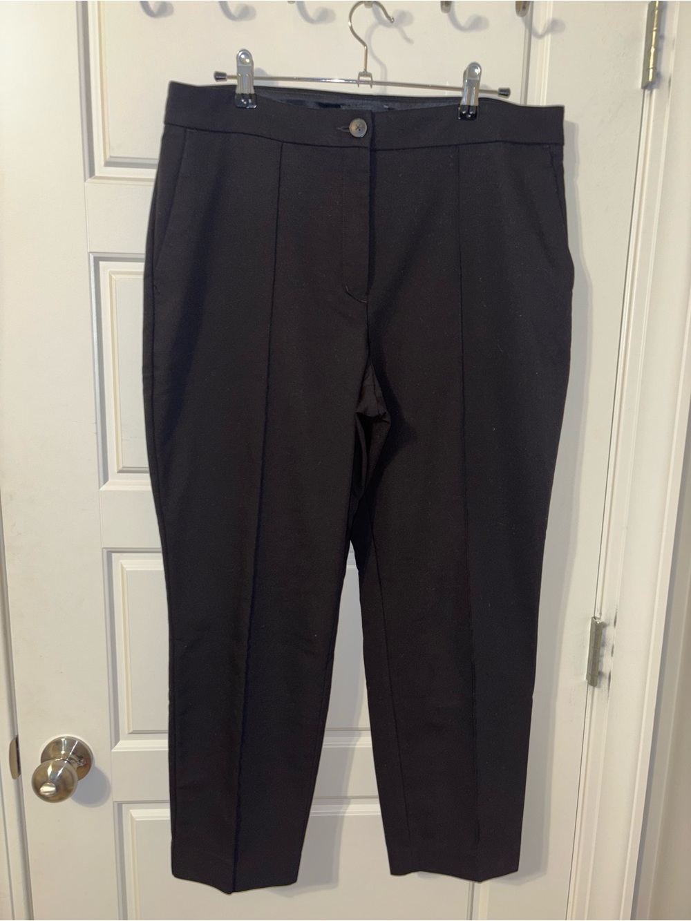 Express Women's High-Rise Tailored Dress Ankle Pants in Black